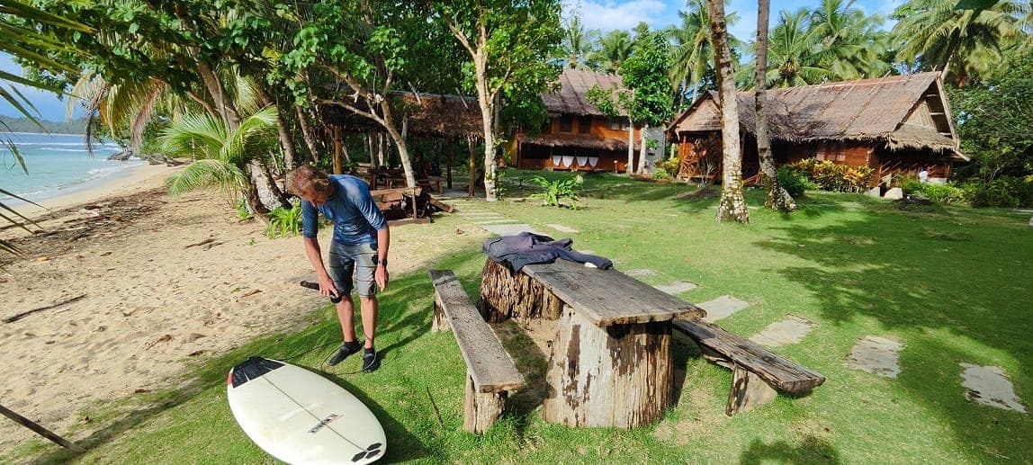 Mentawai surf camp accommodation — what your trip budget covers with Pulau Asli Tour