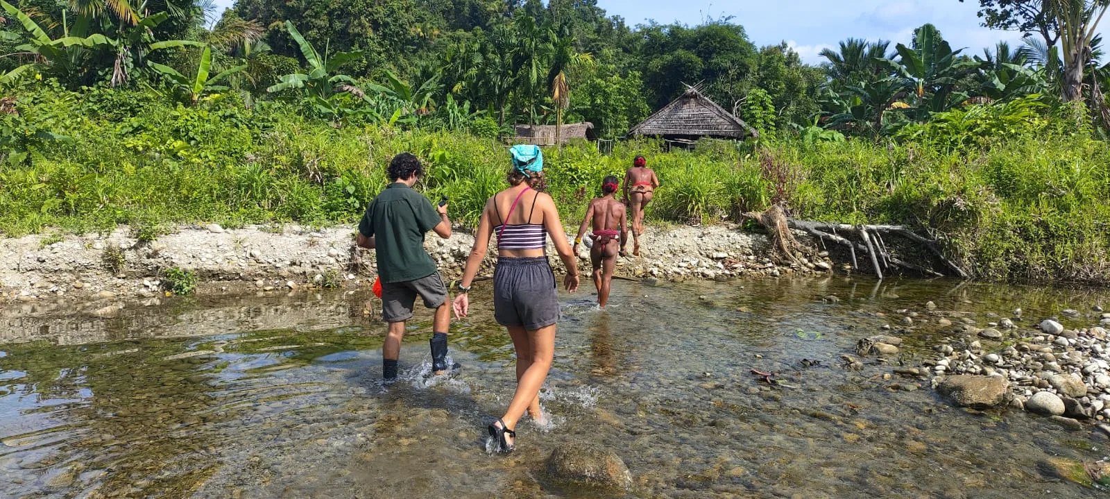River boat journey into Mentawai tribal territory — 4-day tribe tour