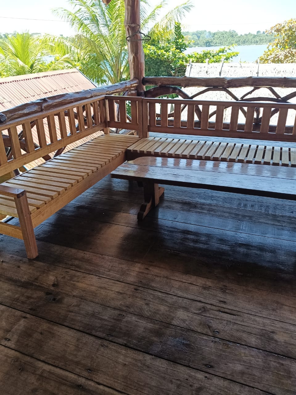 Guesthouse balcony — relax between surf sessions, Mentawai Islands