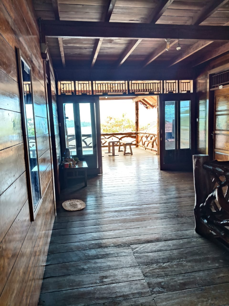 Guesthouse common area interior — Mentawai Surf Camp, Pulau Asli Tour